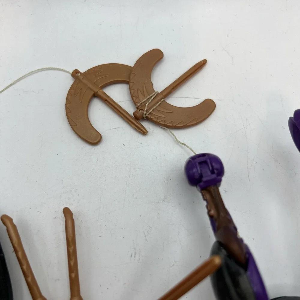 2X 1996 Beast Wars Transformers BLACKARACHNIA Action Figure Launcher INCOMPLETE